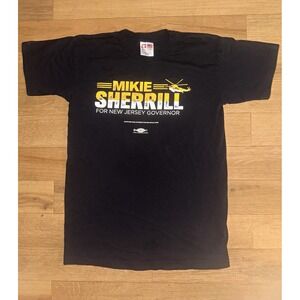 Mikie Sherrill NJ Governor Campaign T Shirt Mens Medium Bayside USA Made Politic